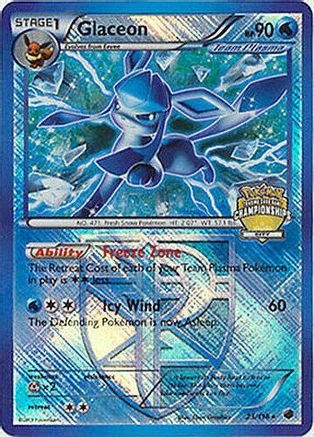 Glaceon - 23/116 (City Championships) - League & Championship Cards Reverse Holofoil