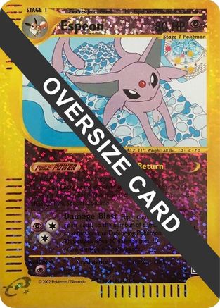 Espeon - 6/12 (Box Topper) - Jumbo Cards Reverse Holofoil