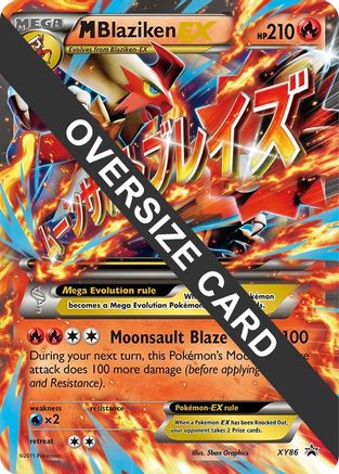 M Blaziken EX - XY86 - Jumbo Cards Holofoil
