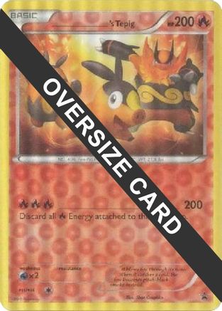 ______'s Tepig - Jumbo Cards Reverse Holofoil