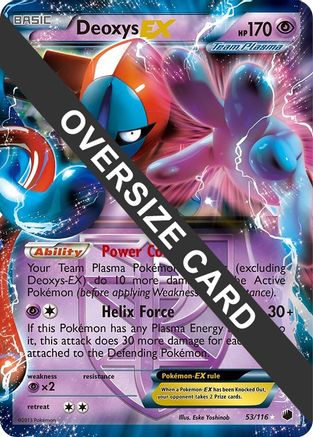 Deoxys EX - 53/116 (Plasma Freeze) - Jumbo Cards Holofoil