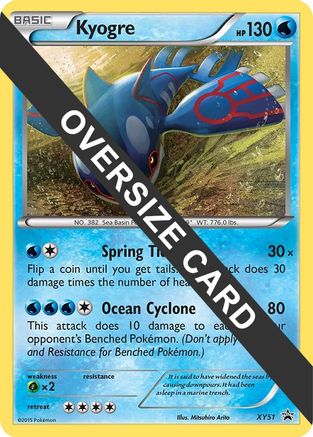 Kyogre - XY51 - Jumbo Cards Holofoil
