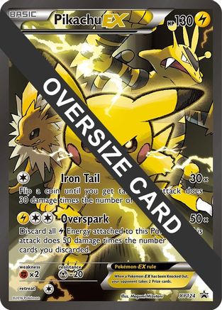 Pikachu EX - XY124 - Jumbo Cards Holofoil