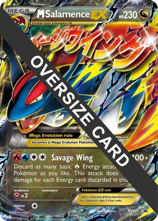 M Salamence EX - XY171 - Jumbo Cards Holofoil