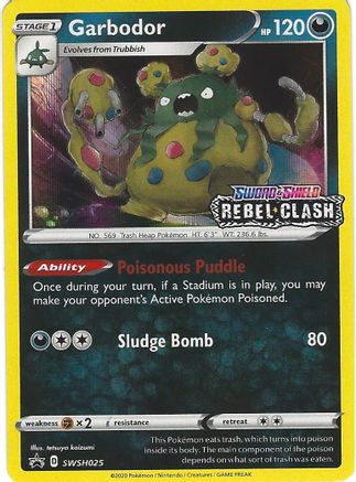 Garbodor - SWSH025 (Prerelease)/307 - SWSH Sword & Shield Promo Cards Holofoil