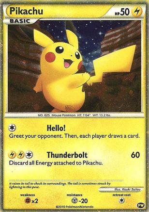 Pikachu (English) - Pikachu World Collection Promos Holofoil