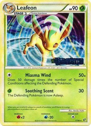 Leafeon - 17/90 (Prerelease) - HGSS Promos Holofoil