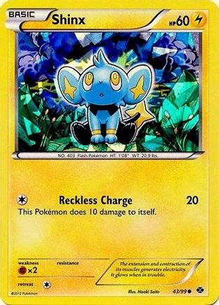 Shinx - 43/99 (Cracked Ice Holo) - Blister Exclusives Holofoil