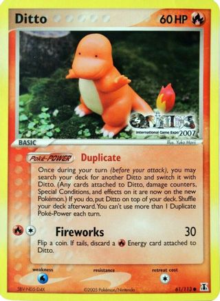 Ditto - 61/113 (Origins International Game Expo 2007) - Nintendo Promos