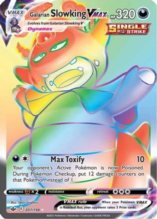 Galarian Slowking VMAX (Secret)/198 - SWSH06 Chilling Reign Holofoil