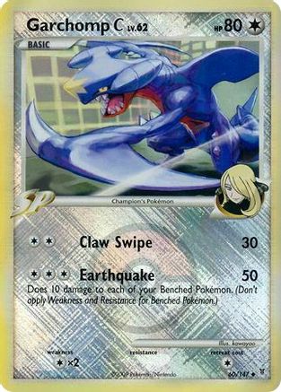 Garchomp C - 60/147 (League Promo) - League & Championship Cards Reverse Holofoil