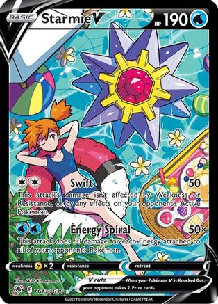 Starmie V TG13/30 - SWSH10 Astral Radiance Trainer Gallery Holofoil