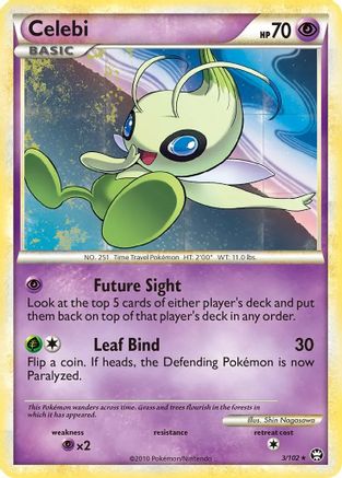 Celebi - 3/102 (Non-Holo Movie Exclusive) - Triumphant