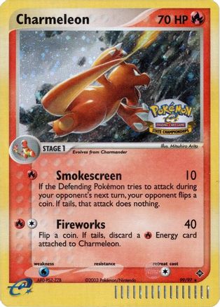 Charmeleon - 99/97 (State Championship) - League & Championship Cards Holofoil