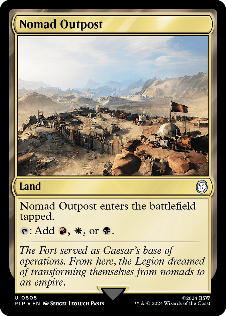 Nomad Outpost (Surge Foil) (PIP-805) - Fallout Foil