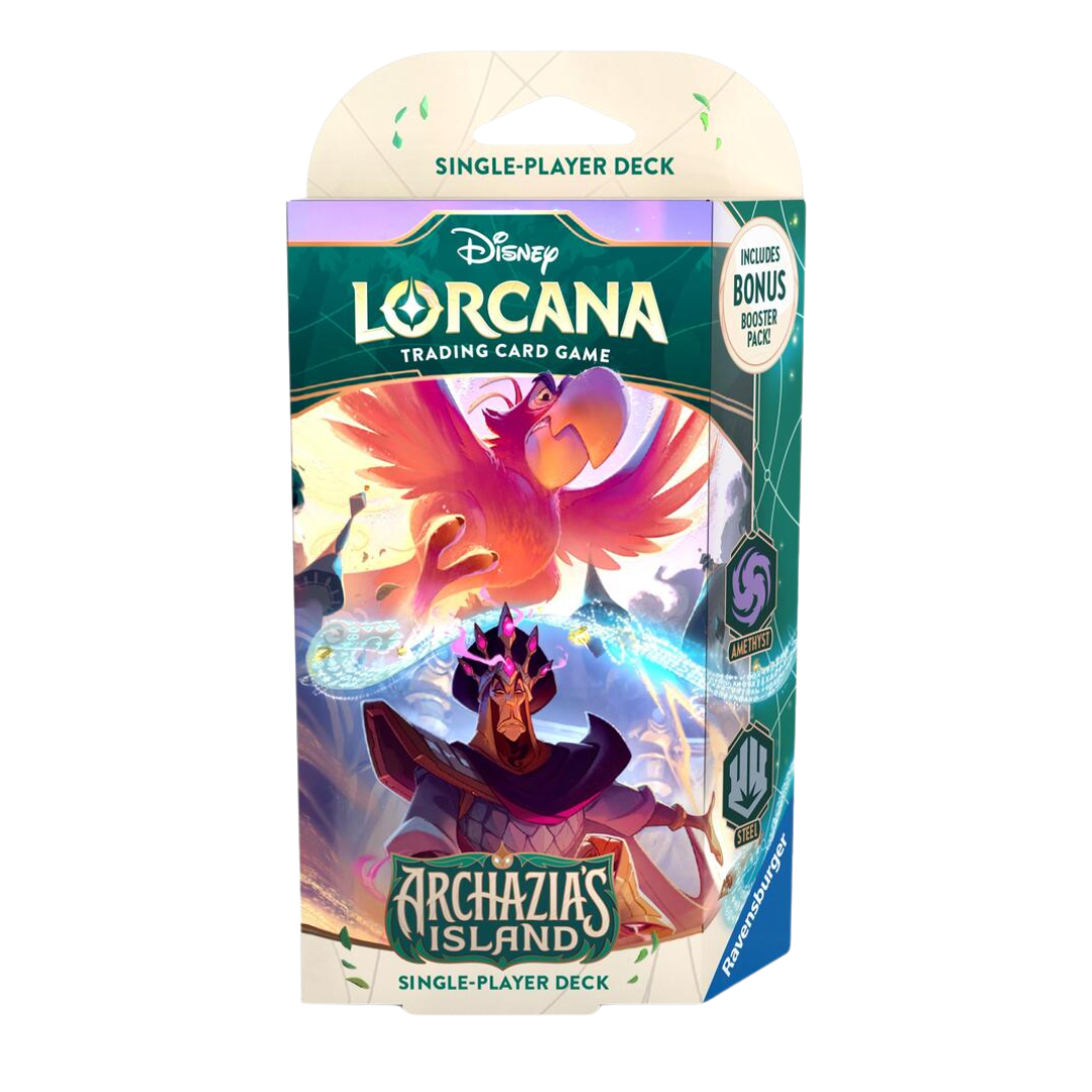 Disney Lorcana: Archazia's Island Starter Deck (Amethyst & Steel)