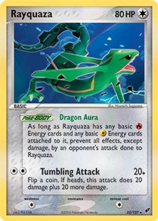 Rayquaza - 22/107 - Deck Exclusives Holofoil