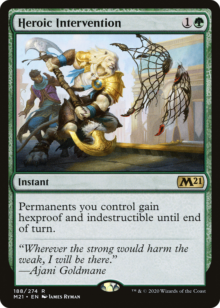 Heroic Intervention (M21-188) - Core Set 2021