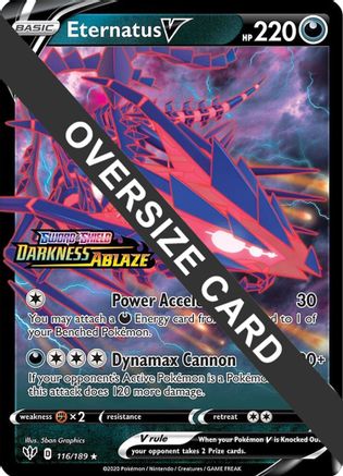Eternatus V - 116/189 - Jumbo Cards Holofoil