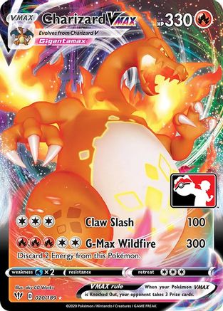 Charizard VMAX - Prize Pack Series Cards Holofoil