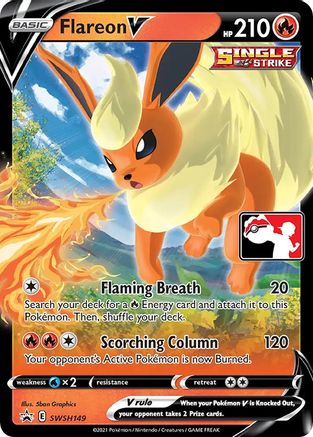 Flareon V - Prize Pack Series Cards Holofoil