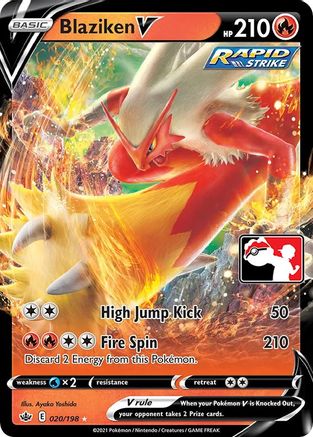 Blaziken V - Prize Pack Series Cards Holofoil
