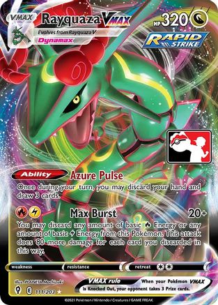 Rayquaza VMAX - Prize Pack Series Cards Holofoil