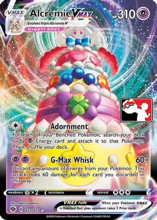 Alcremie VMAX - Prize Pack Series Cards Holofoil