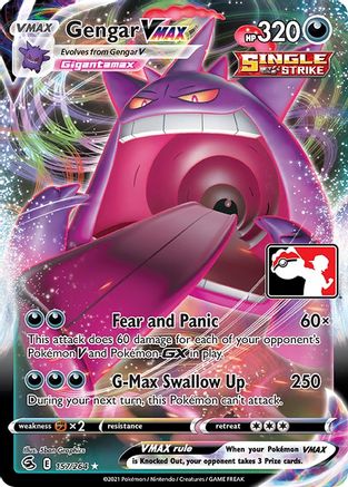 Gengar VMAX - Prize Pack Series Cards Holofoil