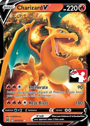 Charizard V (Prize Pack Series 2) - Prize Pack Series Cards Holofoil