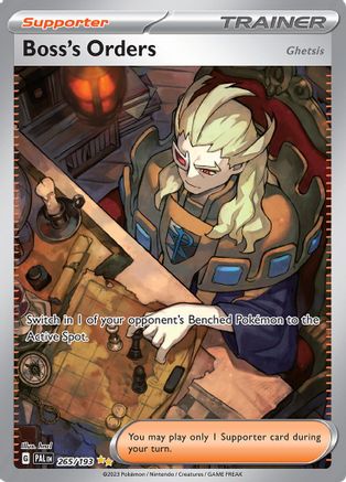 Boss's Orders - 265/193 265 - SV02 Paldea Evolved Holofoil