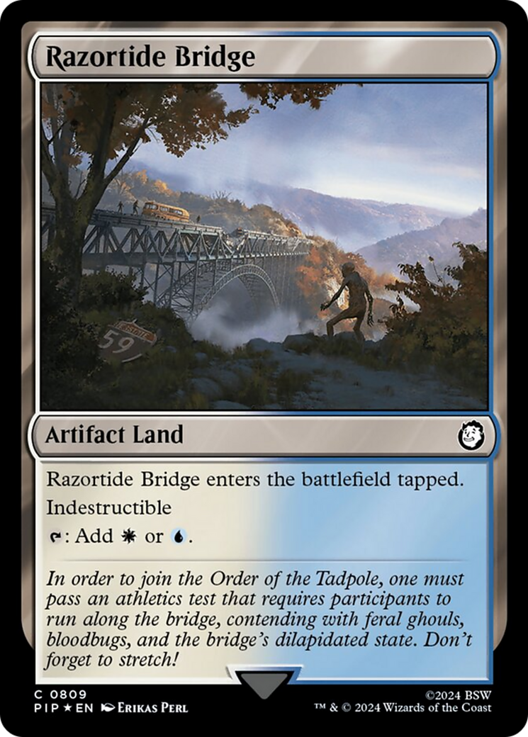 Razortide Bridge (Surge Foil) (PIP-809) - Fallout Foil
