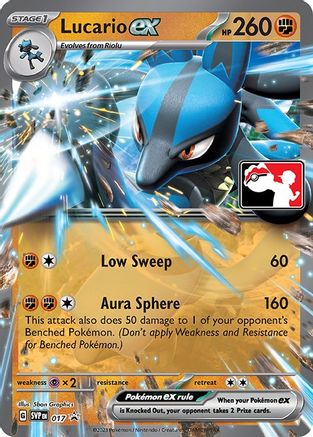 Lucario ex - Prize Pack Series Cards Holofoil
