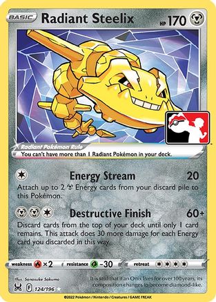 Radiant Steelix - Prize Pack Series Cards Holofoil