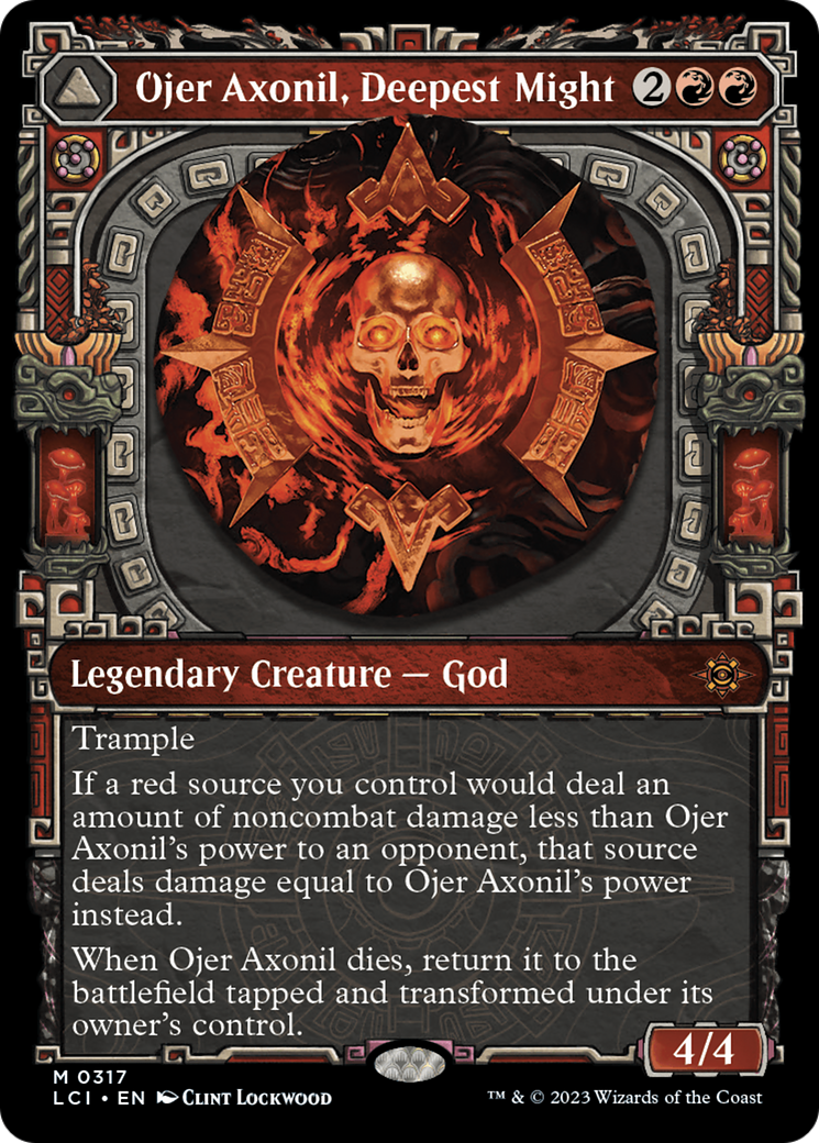Ojer Axonil, Deepest Might (Showcase) (LCI-317) - The Lost Caverns of Ixalan: (Showcase) Foil