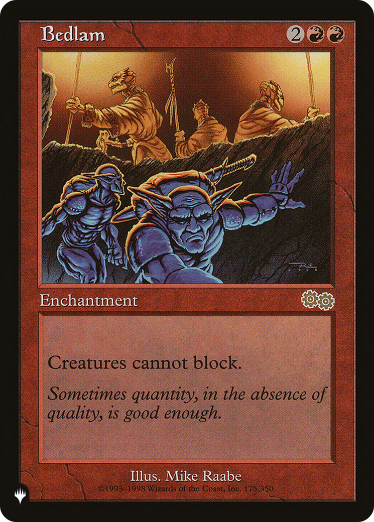 Bedlam (LIST-175/350) - The List