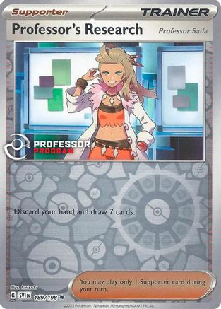 Professor's Research - 189/198 (2023) 189 - Professor Program Promos Reverse Holofoil