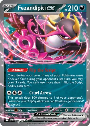 Fezandipiti ex - 038/064 38 - SV Shrouded Fable Holofoil