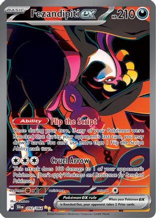 Fezandipiti ex - 092/064 92 - SV Shrouded Fable Holofoil