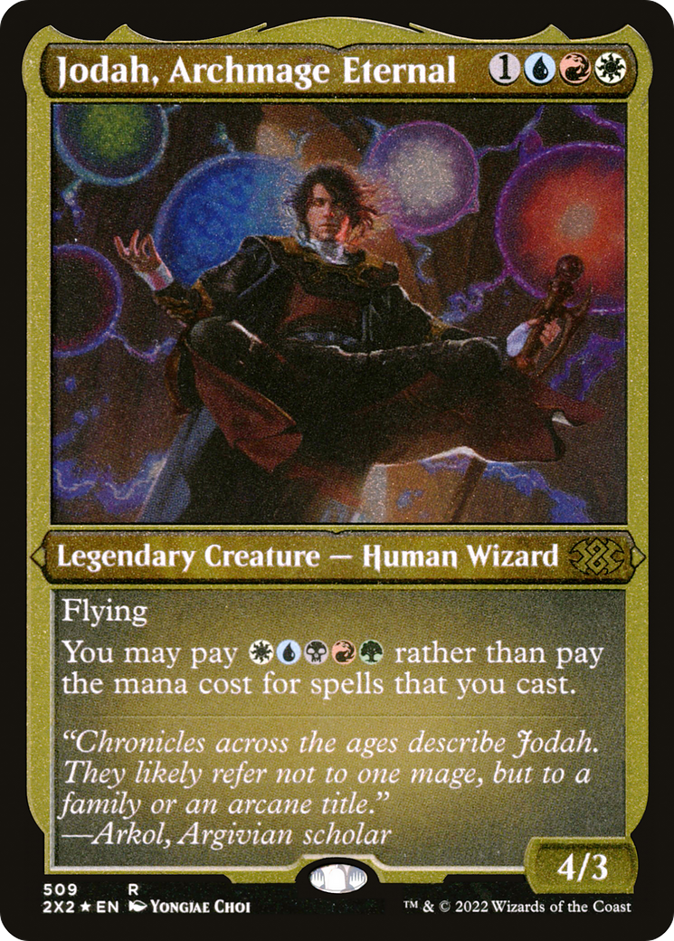 Jodah, Archmage Eternal (Foil Etched) (2X2-509) - Double Masters 2022 Foil