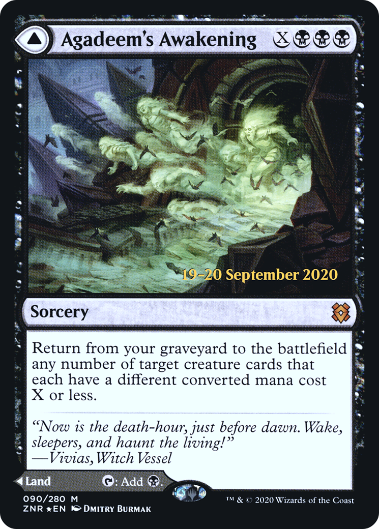 Agadeem's Awakening (PRE-090) - Zendikar Rising Promos Foil