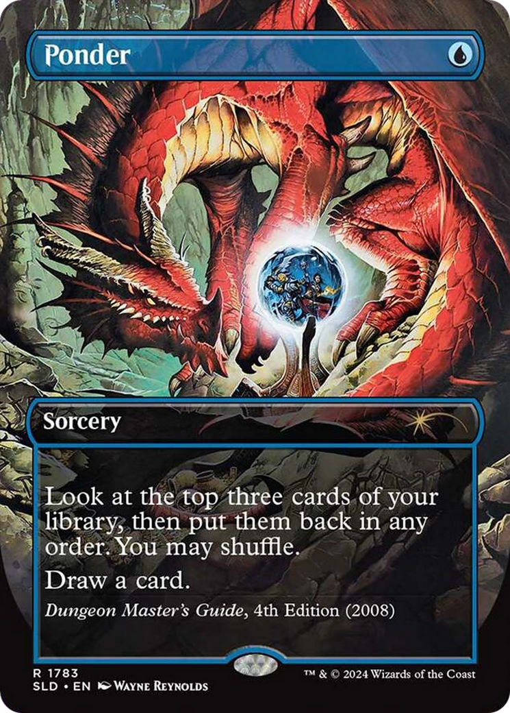 Ponder (1783) (SLD-1783) - Secret Lair Drop (Borderless)