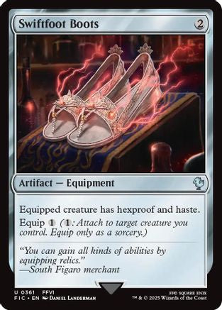Swiftfoot Boots (Surge Foil) (FIC-361) - Commander: FINAL FANTASY Foil