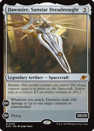 Dawnsire, Sunstar Dreadnought (EOE-238) - Edge of Eternities