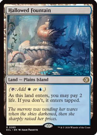 Hallowed Fountain (ECL-265) - Lorwyn Eclipsed