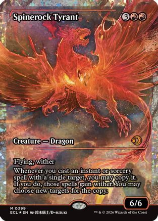 Spinerock Tyrant (0399) (Showcase) (Fracture Foil) (ECL-399) - Lorwyn Eclipsed Foil