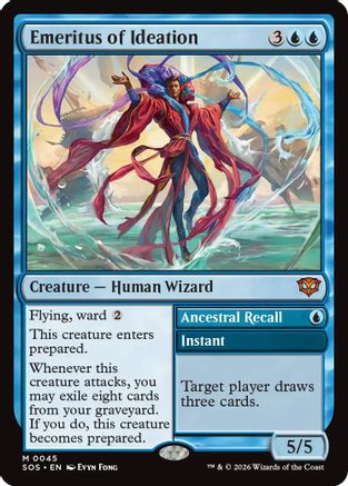 Emeritus of Ideation (SOS-045) - Secrets of Strixhaven