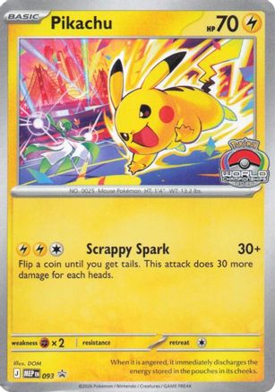 Pikachu - 093 93 - ME Mega Evolution Promo