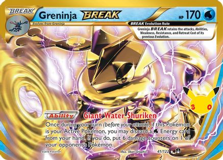 Greninja BREAK 41 - ME 30th Celebration Classic Collection Holofoil