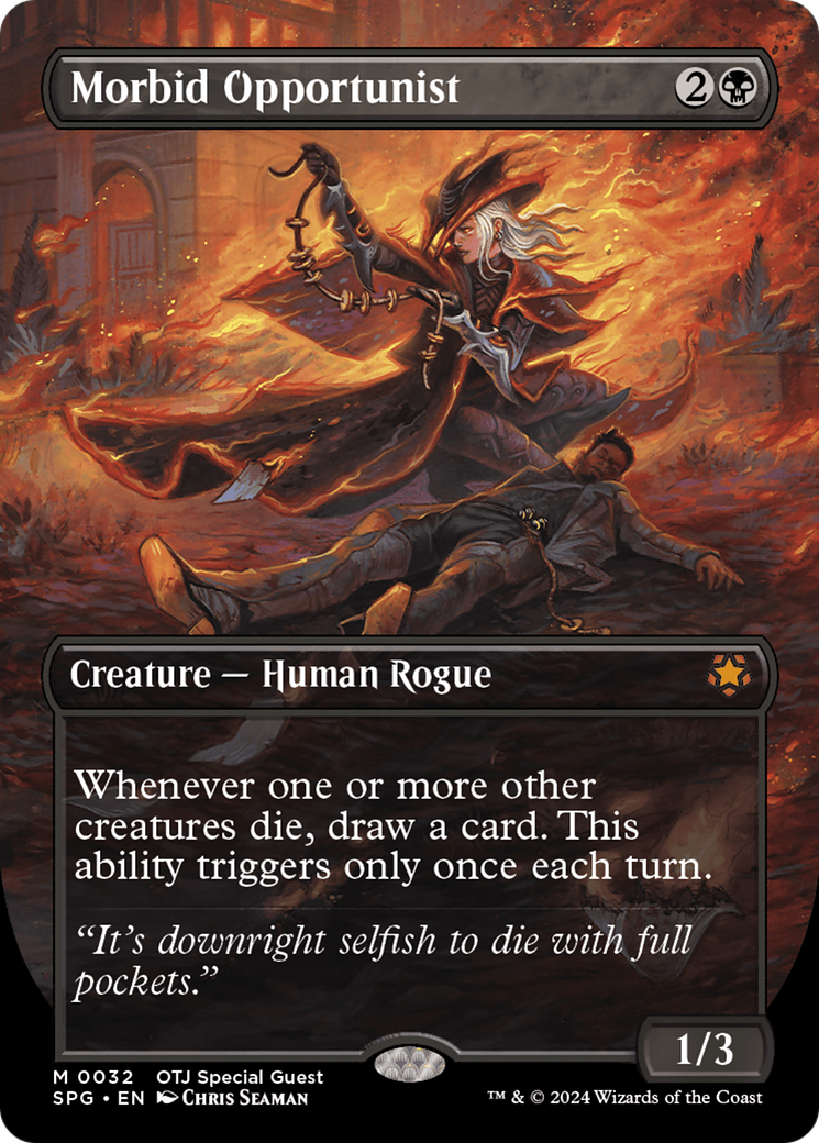 Morbid Opportunist (Borderless) (SPG-032) - Special Guests (Borderless) Foil